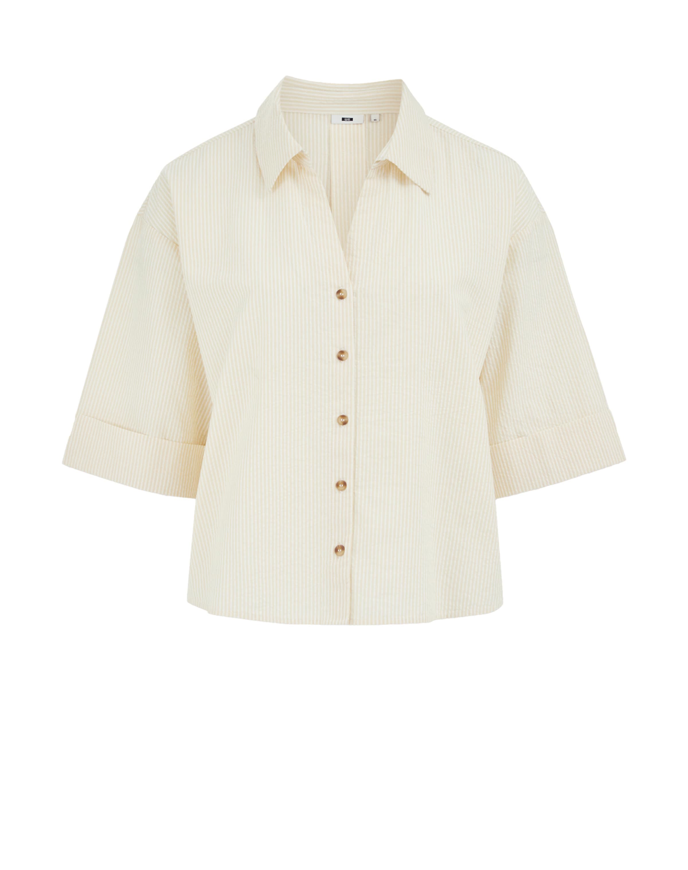 WE Fashion Blouse in Geel: voorkant