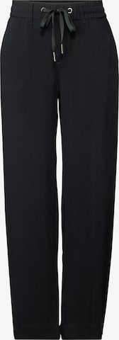 STREET ONE Loosefit Hose in Schwarz: Vorderseite