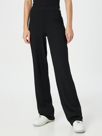 Calvin Klein Jeans Loose fit Trousers in Black: front