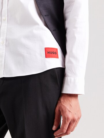 Coupe slim Chemise 'Ero3' HUGO en blanc
