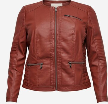 ONLY Carmakoma Between-season jacket in Red: front