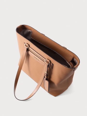 MICHAEL Michael Kors Shopper 'Michael Kors Cabas Cuir Jet Set Travel 30S6GTVT2L Marron' in Bruin