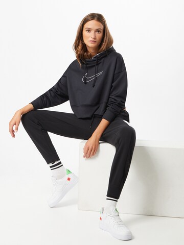 NIKESportska sweater majica 'Therma' - crna boja