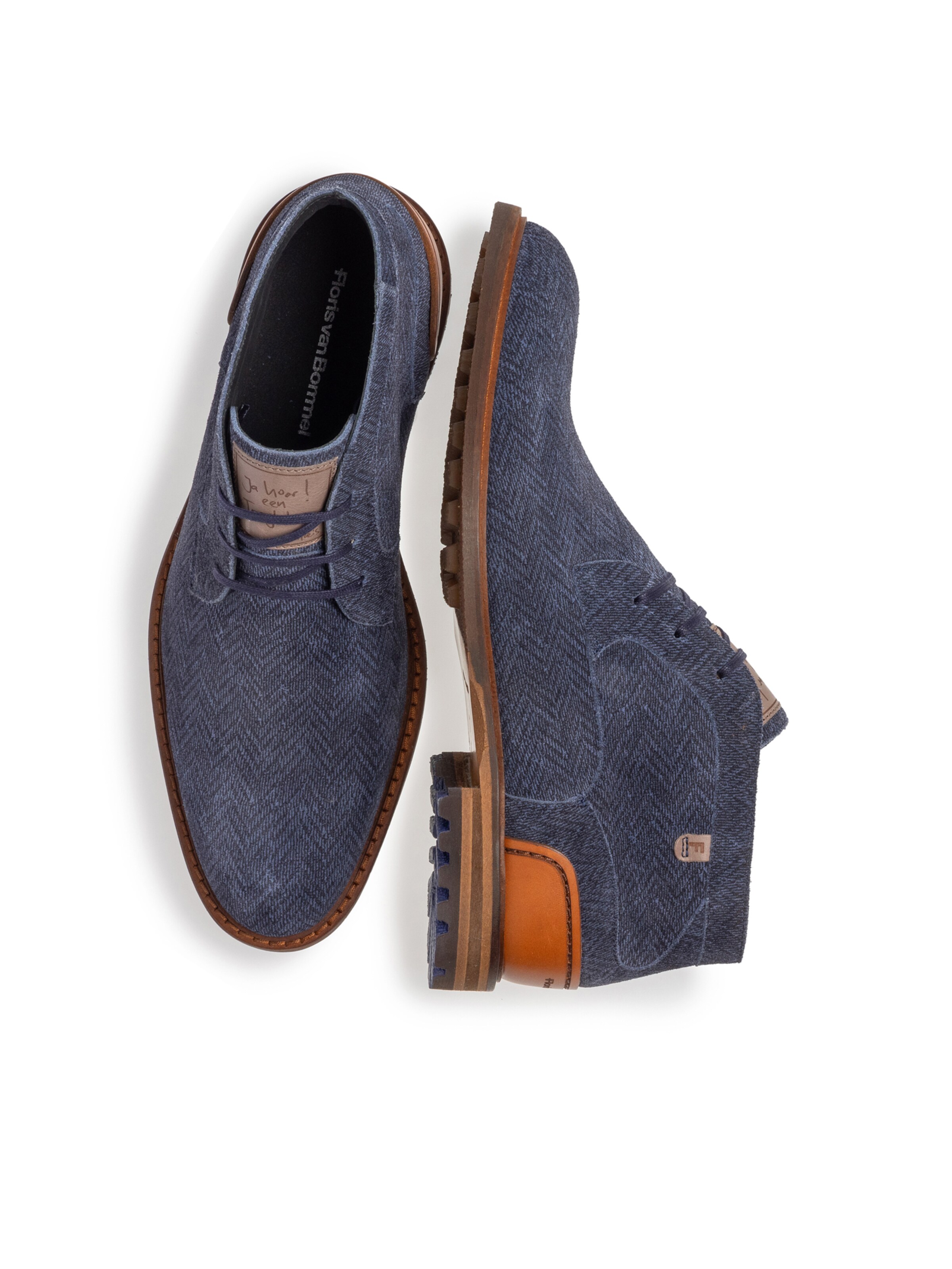 Chukka Boots 'Crepi 13' Floris van Bommel en bleu
