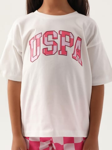 Set de la U.S. POLO ASSN. pe alb