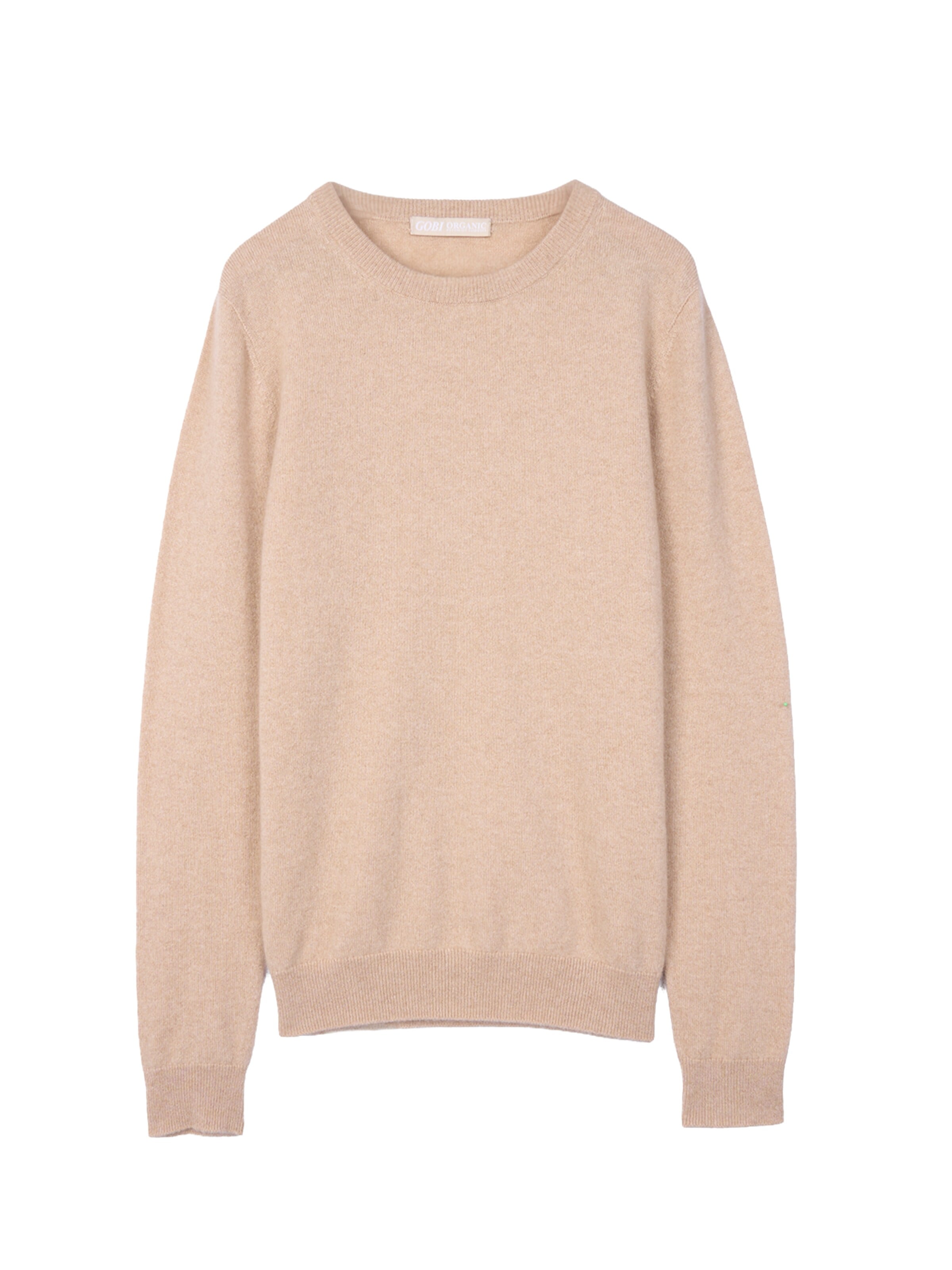 GOBI Cashmere - Jersey 'Women's Essential Cashmere Crewneck Sweater' en beige: frente