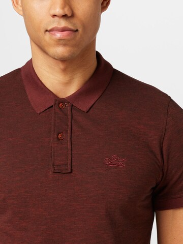 BLEND Poloshirt in Braun