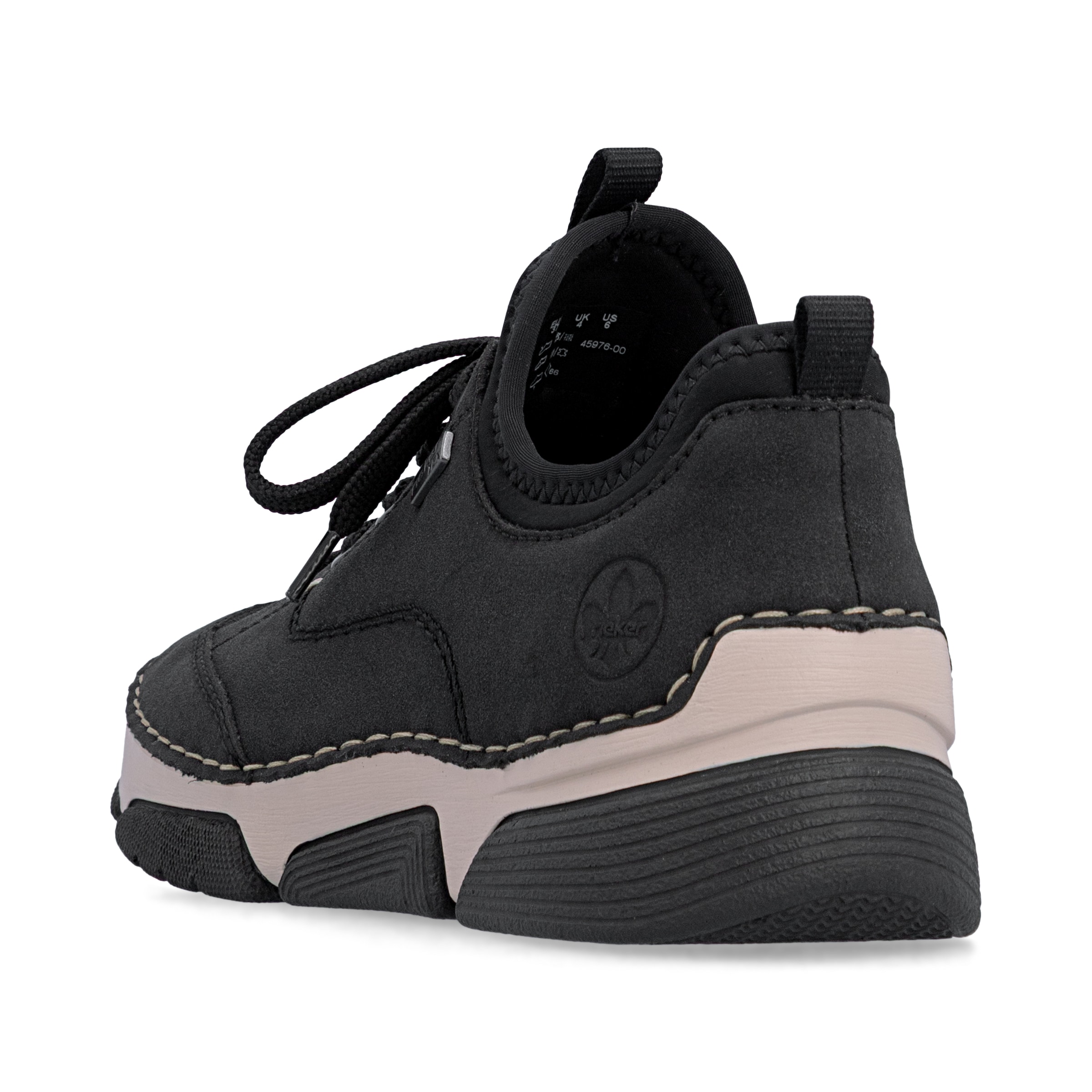 Chaussure basse '45976' Rieker en noir