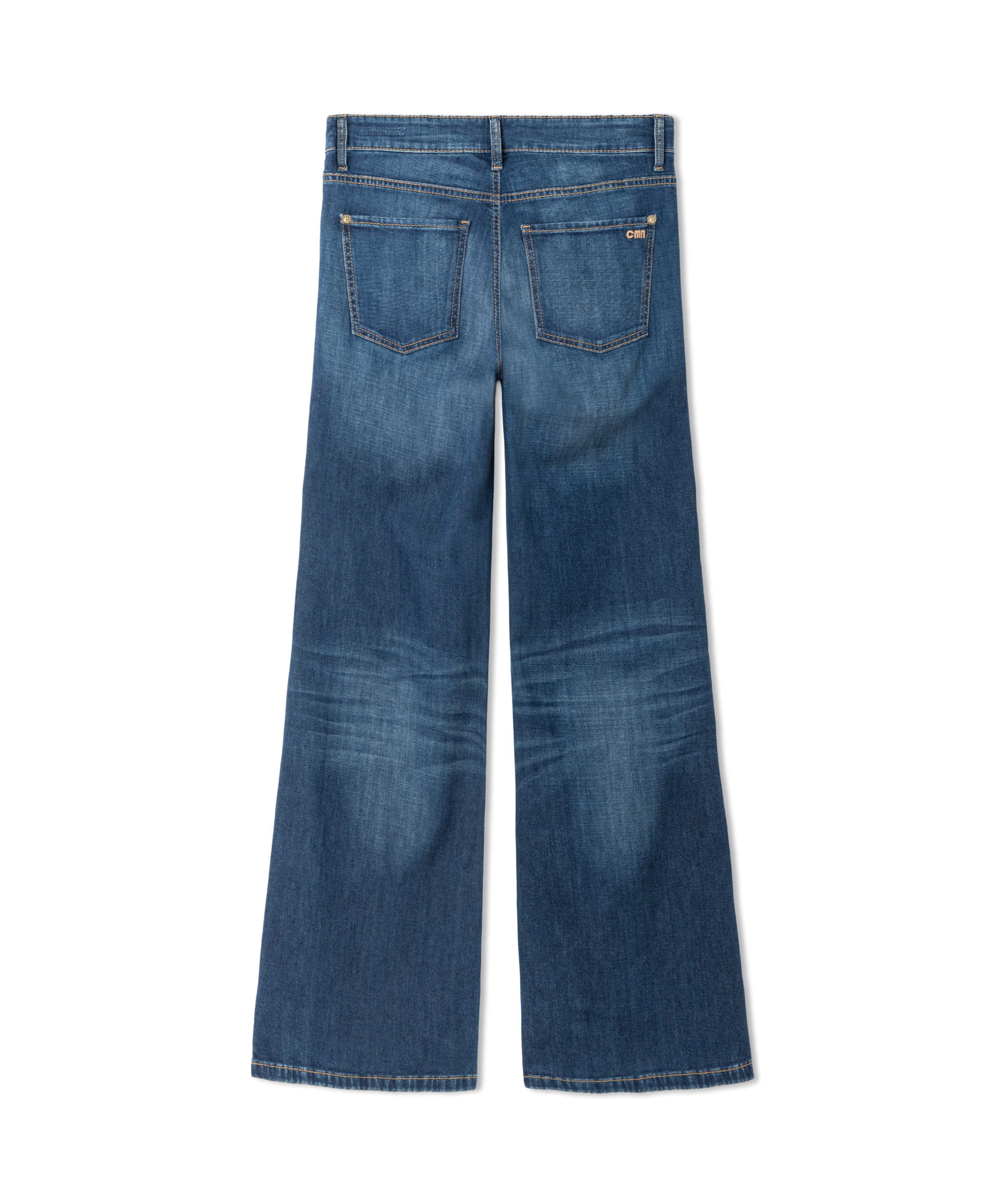 Cambio Wide leg Jeans 'Aimee' in Blauw
