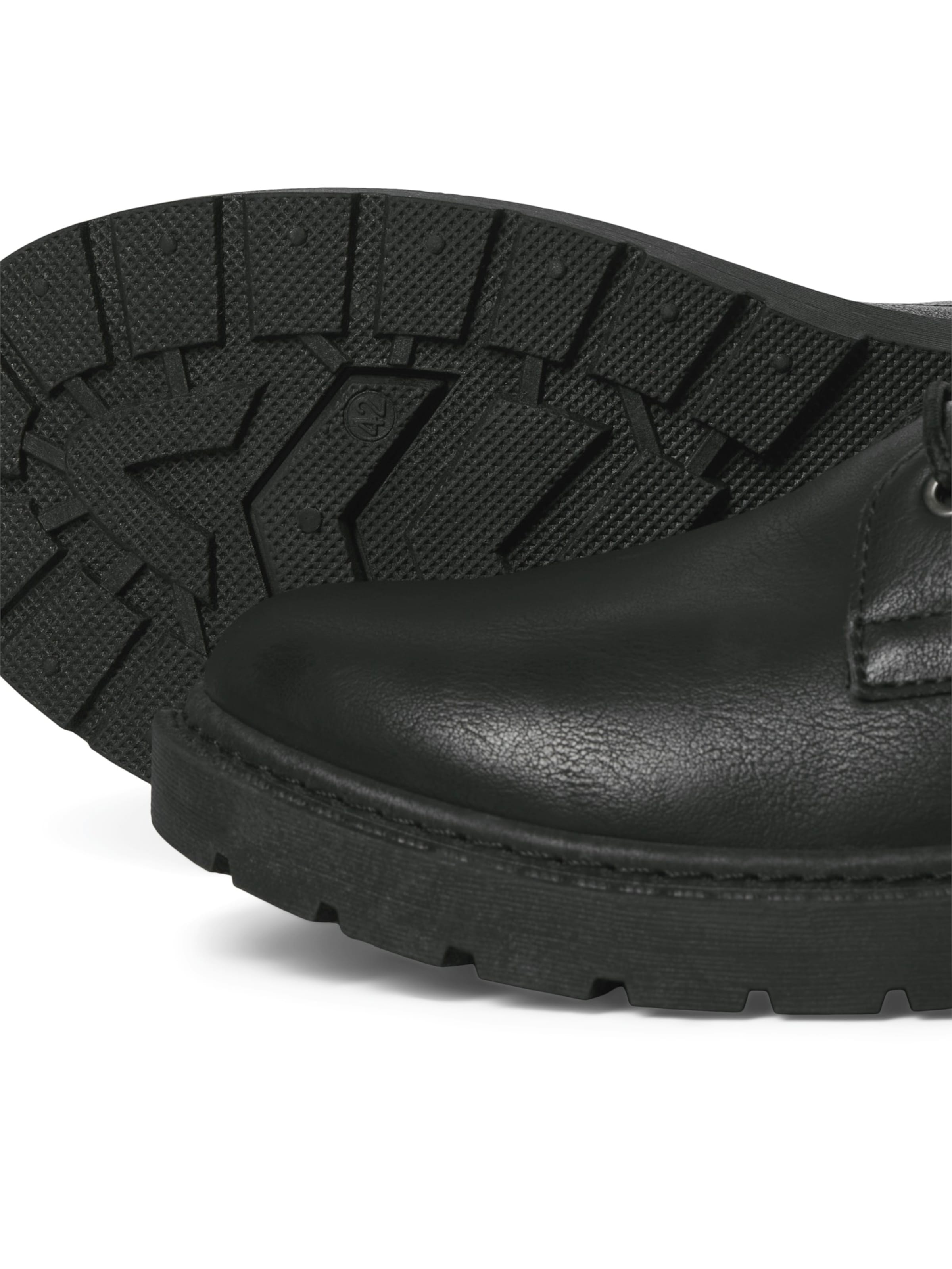 JACK & JONES Ботинки на шнуровке в Серый