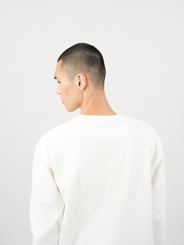 Bluză de molton 'Kitano' de la Cørbo Hiro pe alb