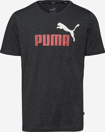 PUMA Klasický střih Funkční tričko 'Essentials 2' – šedá: přední strana