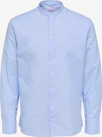 SELECTED HOMME Button Up Shirt in Blue: front