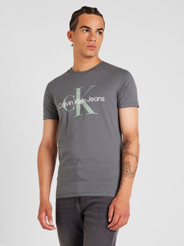 Calvin Klein Jeans T-Shirt in Grau: Vorderseite