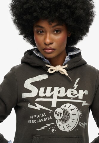 Superdry Sweatshirt 'Band Merch' in Zwart
