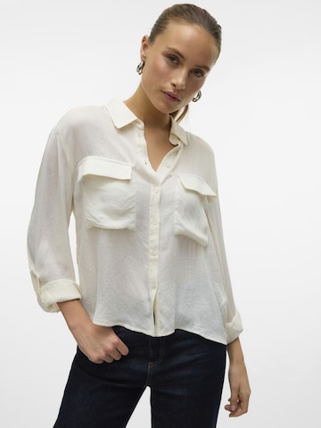 VERO MODA Blouse 'FABIANA' in Grijs