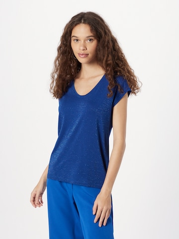 PIECES Shirt 'Billo' in Blue: front