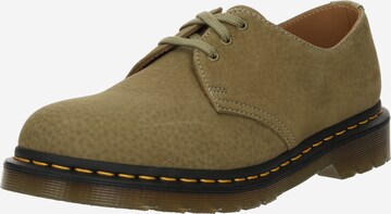 Scarpa stringata '1461' di Dr. Martens in verde: frontale