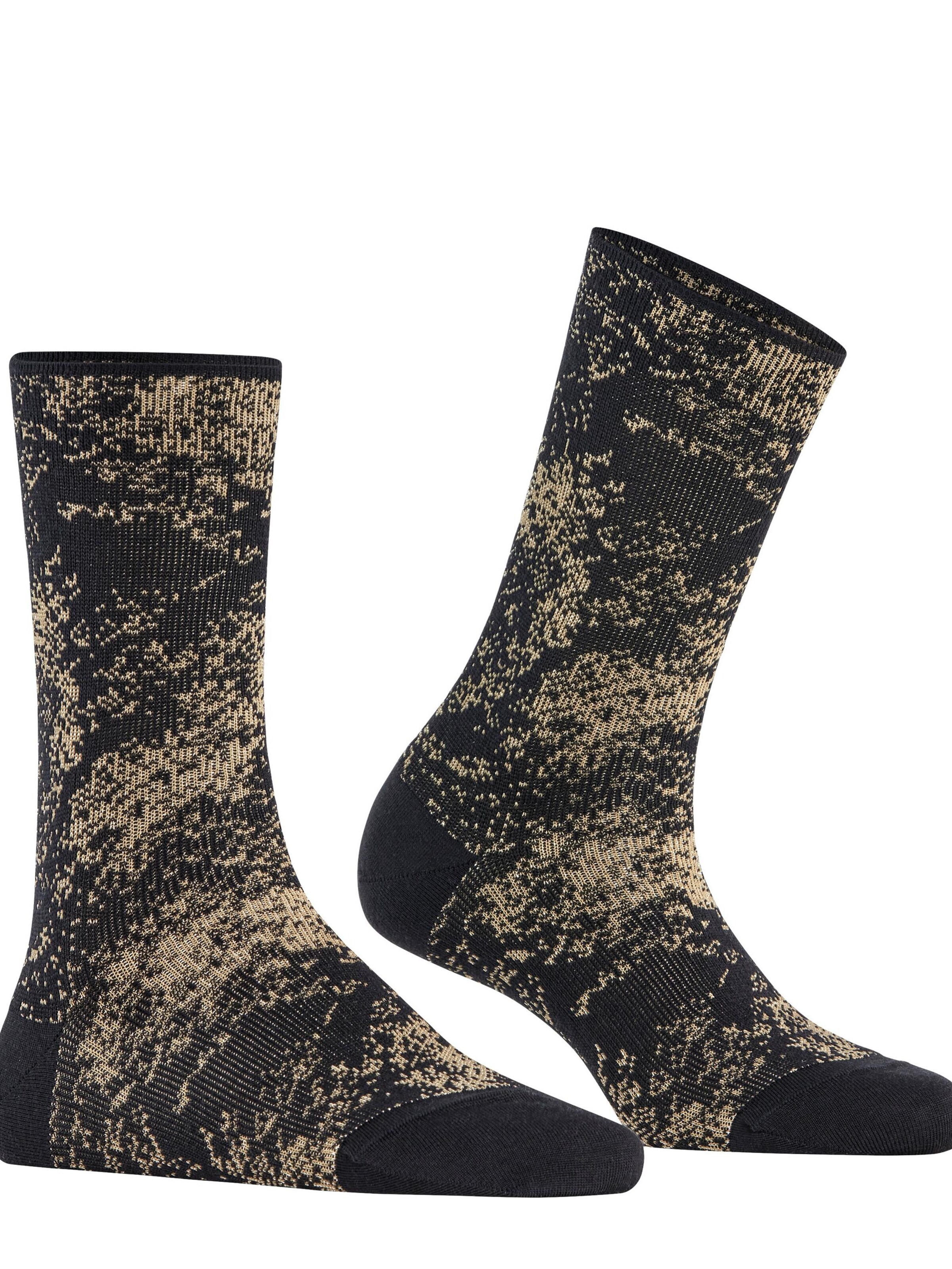 FALKE Socken 'Sparkle Dust'‌‌‌‌‌‌‌‌ in Schwarz: Vorderseite