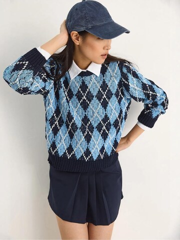 Bianco Lucci Pullover in Blau