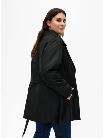 Zizzi Between-Seasons Coat 'Caselin' in Black