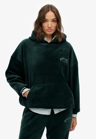 Sweat-shirt 'Country Club' Superdry en noir : devant
