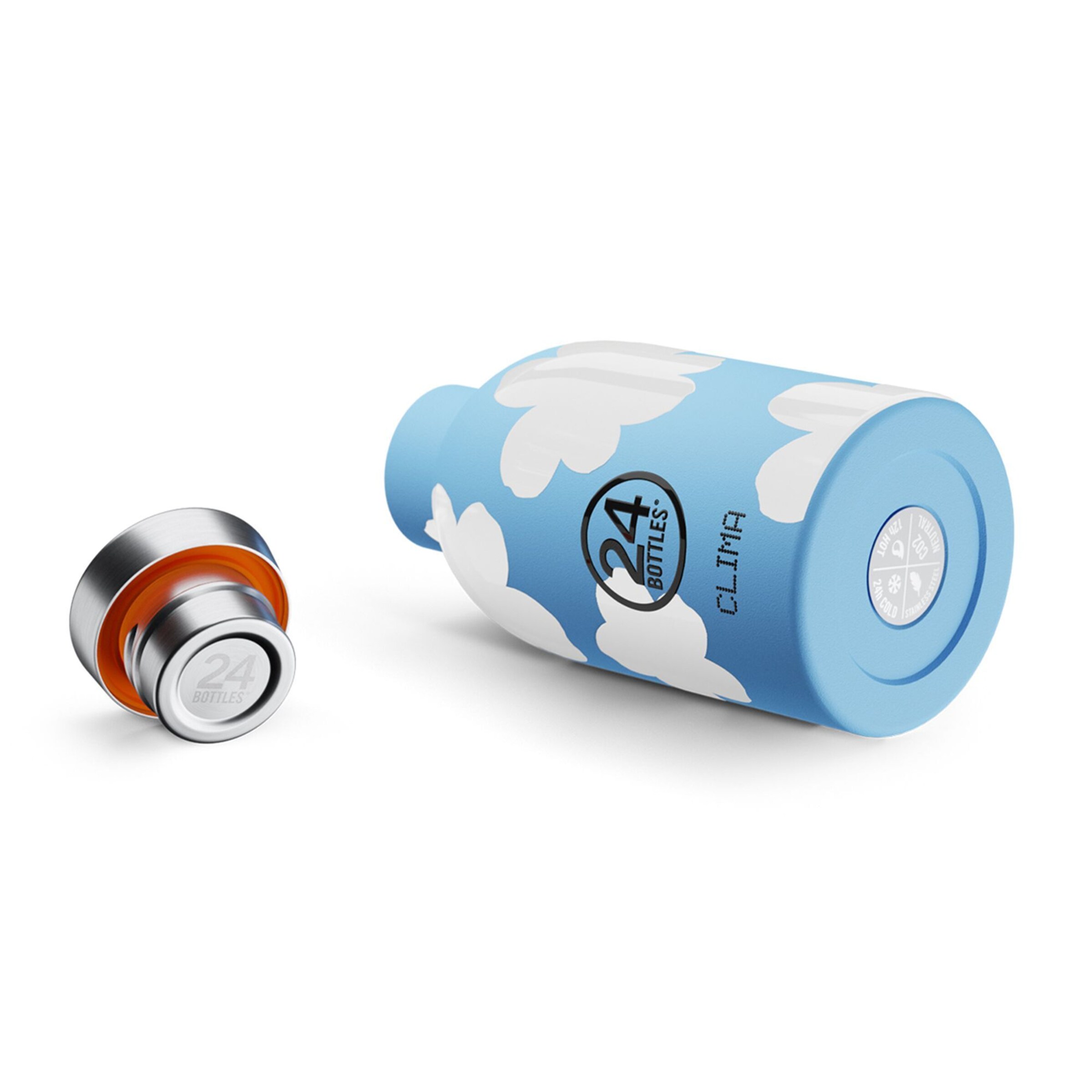 Gourdes '330 ml' 24Bottles en bleu