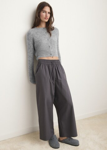 MANGO Knit Cardigan 'May' in Grey