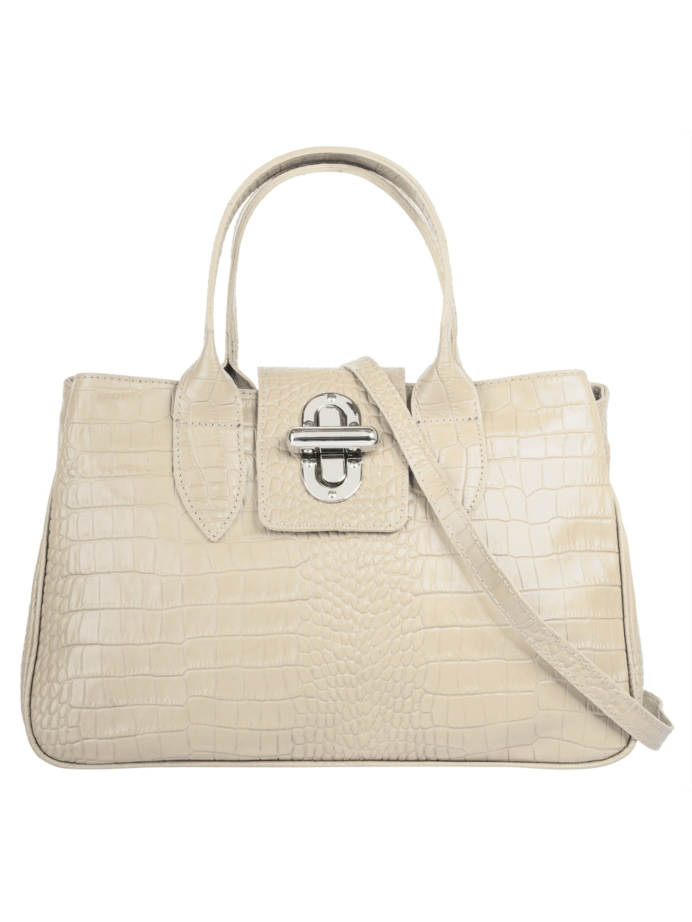 Cluty Handbag in Beige: front