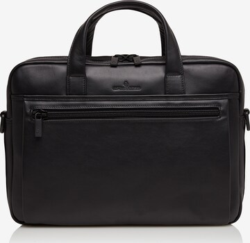 Castelijn & Beerens Document Bag 'Nappa X Charlie' in Black: front