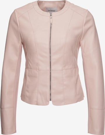 Orsay Between-season jacket in Pink: front