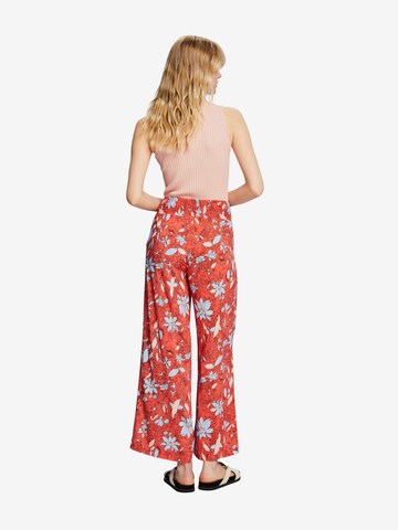 ESPRIT Wide leg Broek in Oranje