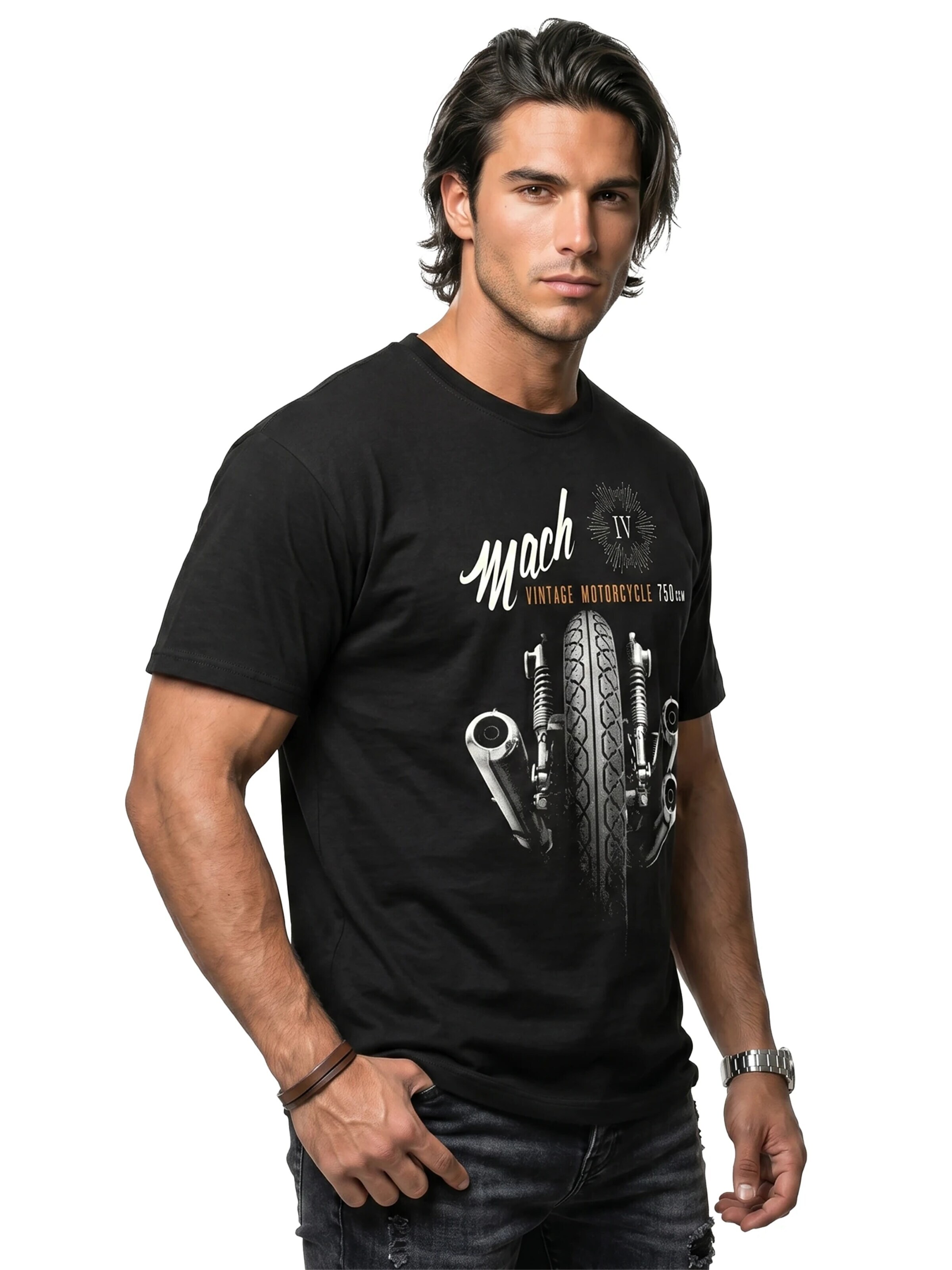 MAKAYA Shirt 'Mach 4' in Black
