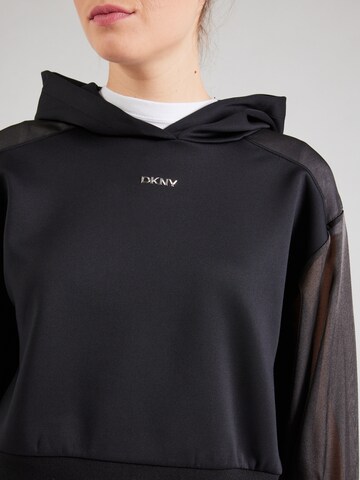 DKNY Αθλητική μπλούζα φούτερ σε μαύρο