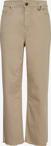 PULZ Jeans Regular Jeans in Beige: voorkant