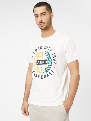 AÉROPOSTALE Shirt in White: front