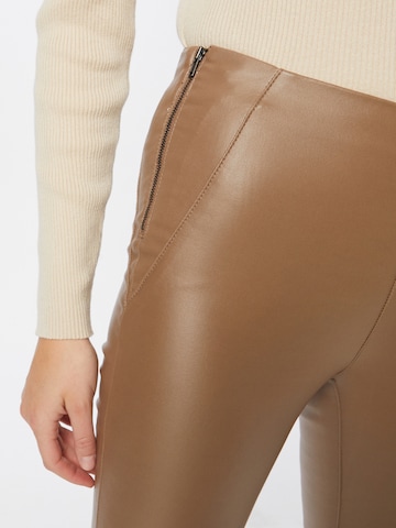 OBJECT Skinny Leggings 'Belle' in Bruin