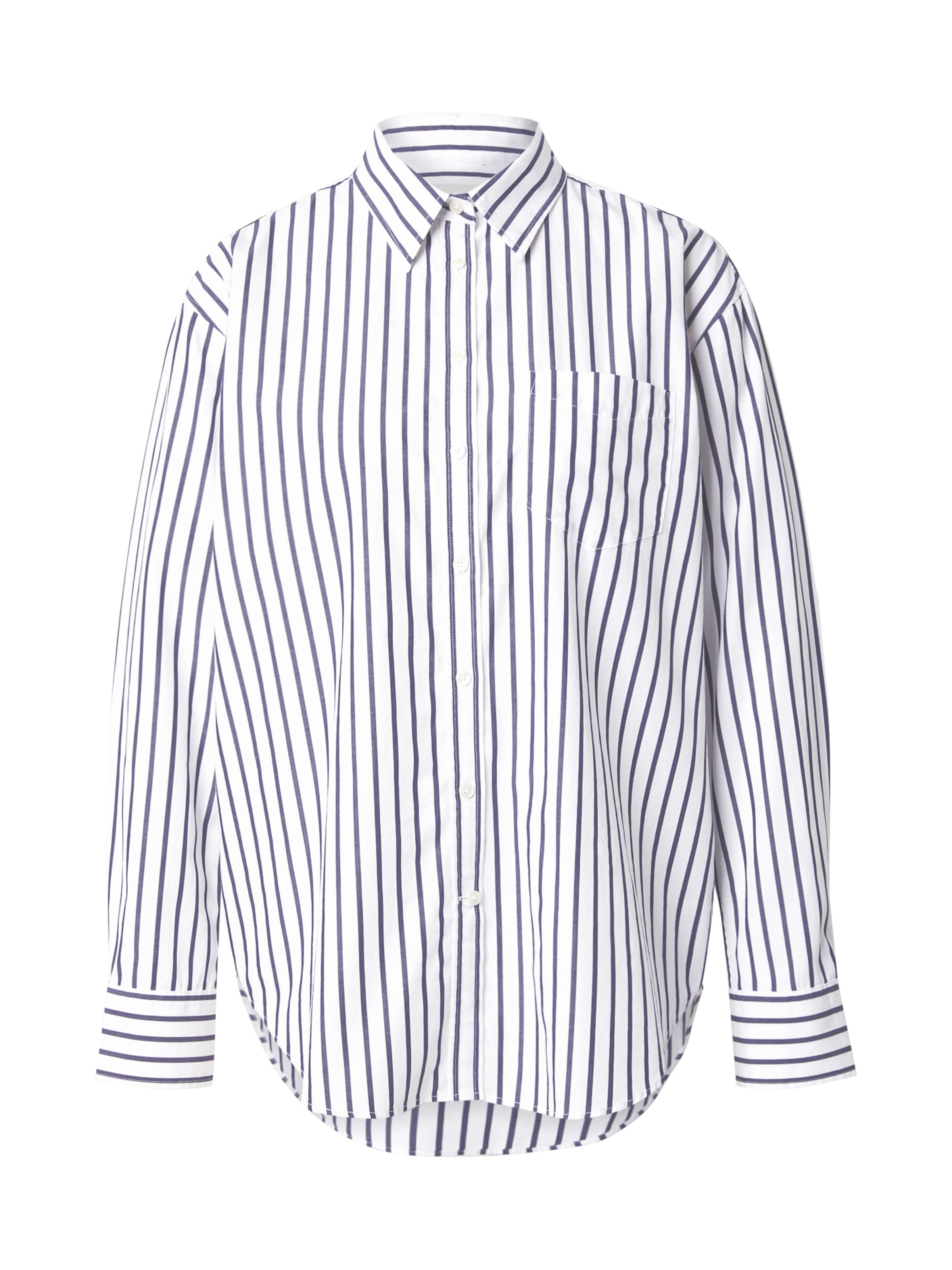 GANT Blus i mörkblå / off-white, Produktvy