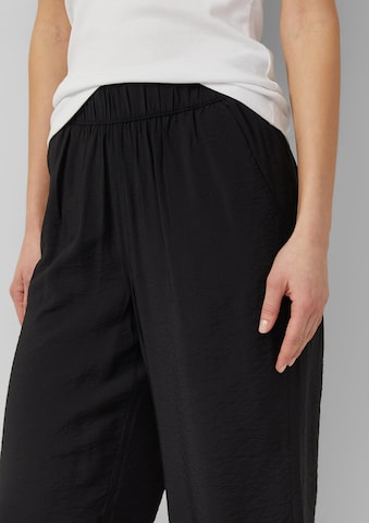s.Oliver Wide leg Trousers in Black