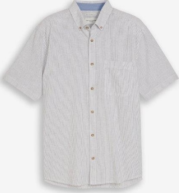 TOM TAILOR Button Up Shirt in White: front