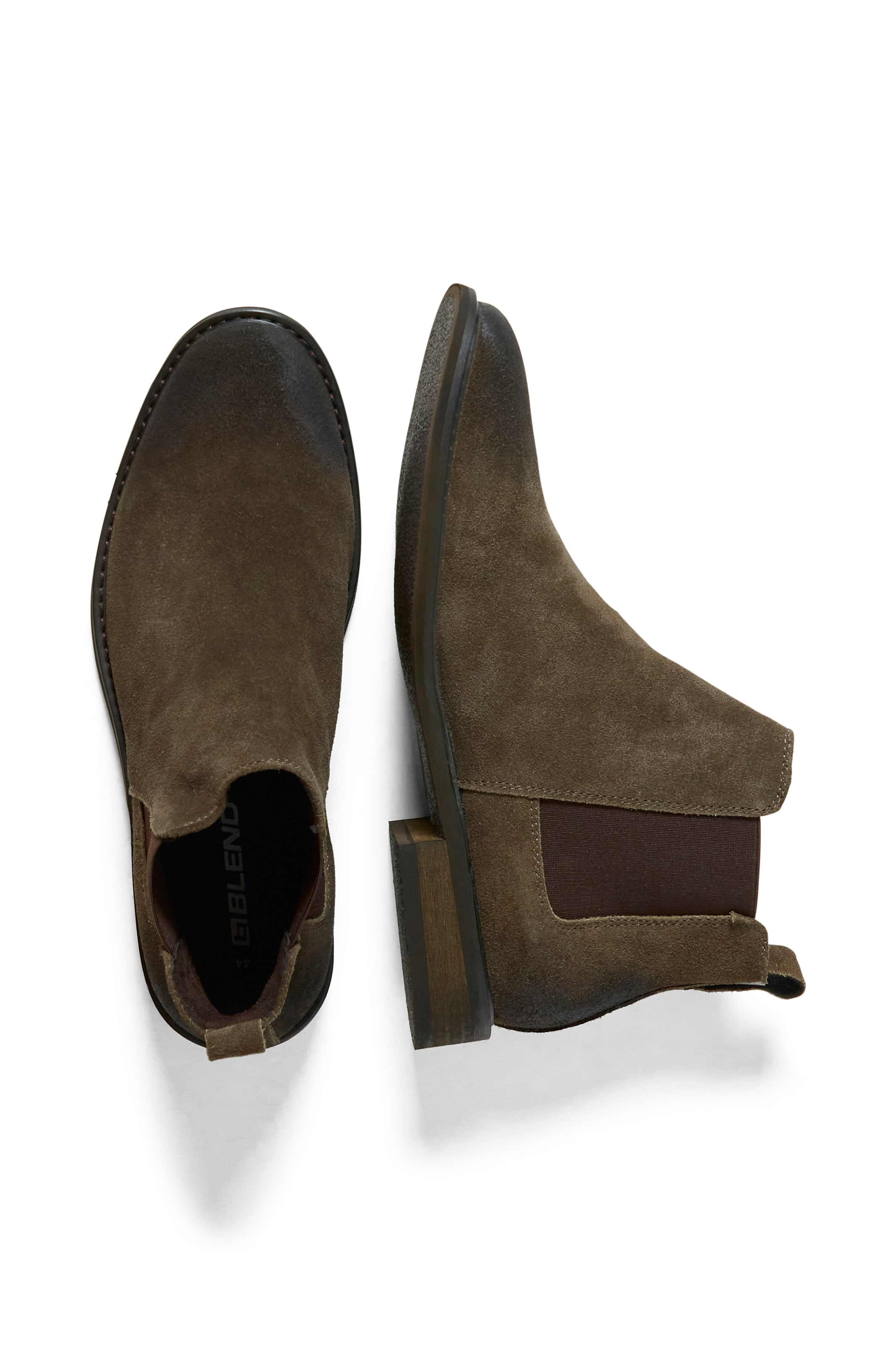 Männer Boots & Stiefel BLEND Ankleboots in Oliv - EC86807 Männer Boots & Stiefel BLEND Ankleboots in Oliv - EC86807
