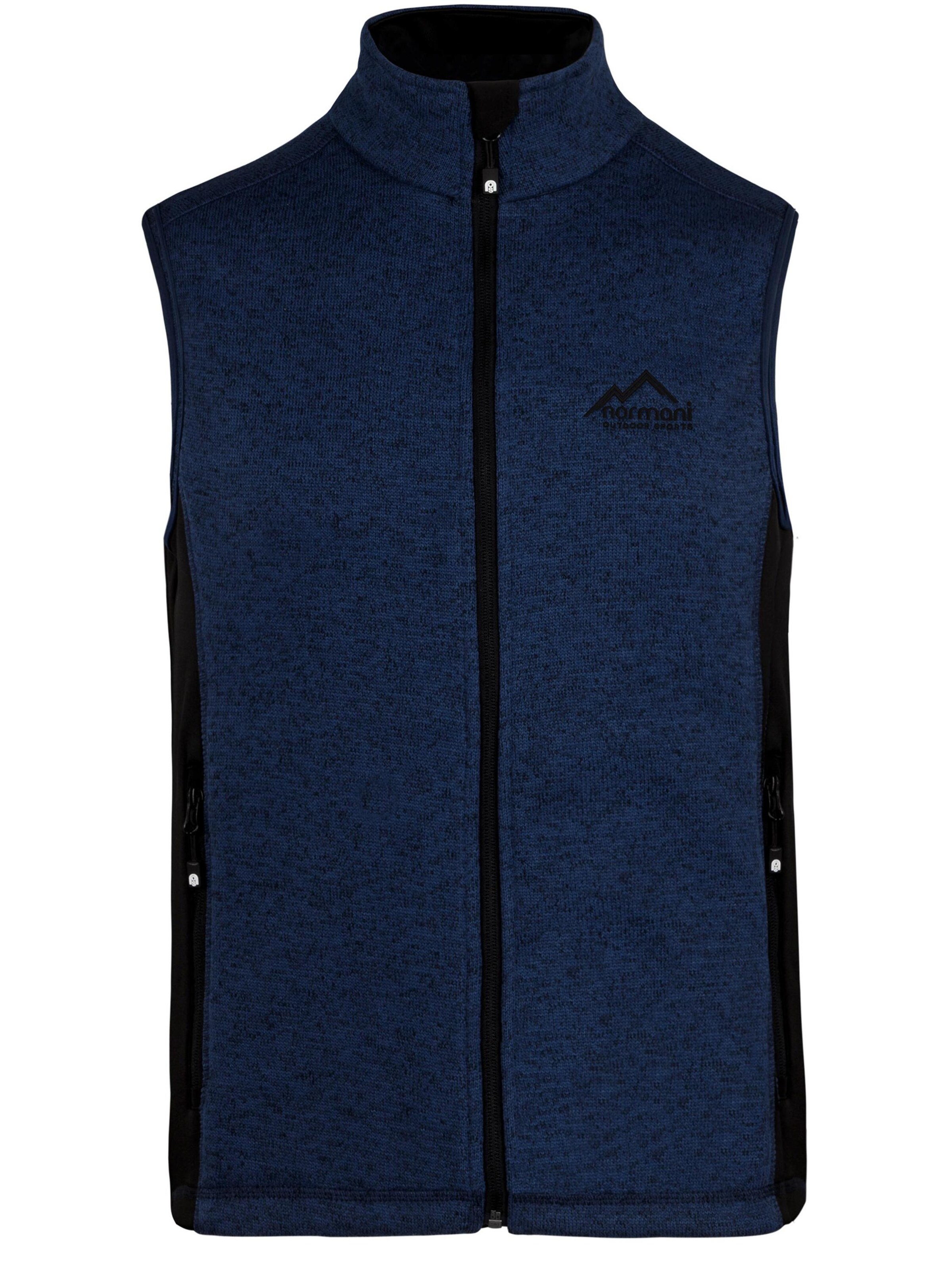 normani Vest in Blue: front