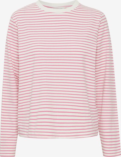 ICHI T-shirt 'Mira' en rose / blanc, Vue avec produit