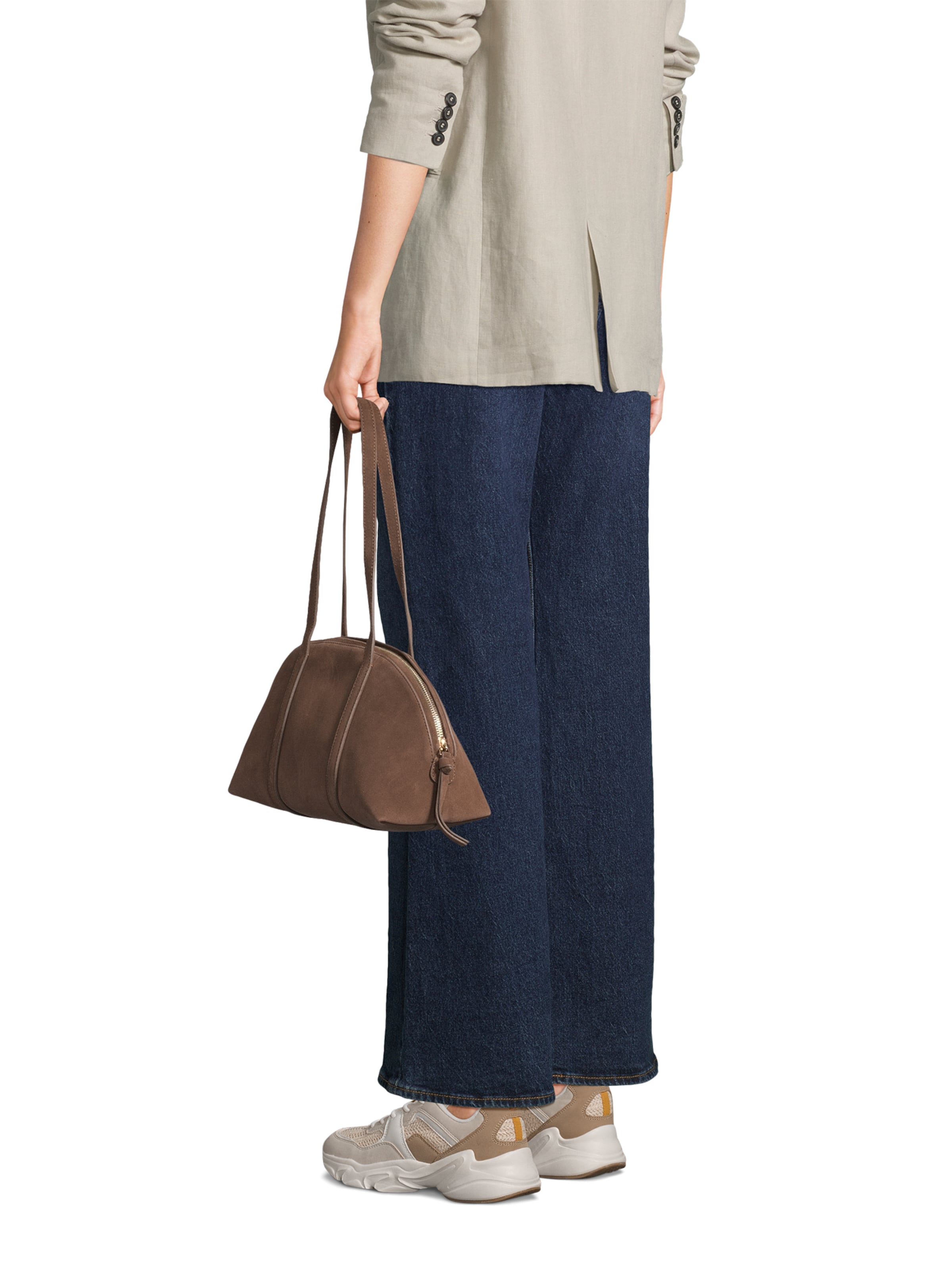 Geantă de umăr de la & Other Stories pe maro: față