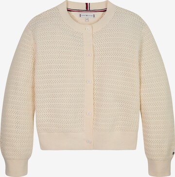 TOMMY HILFIGER Strickjacke in Beige: predná strana