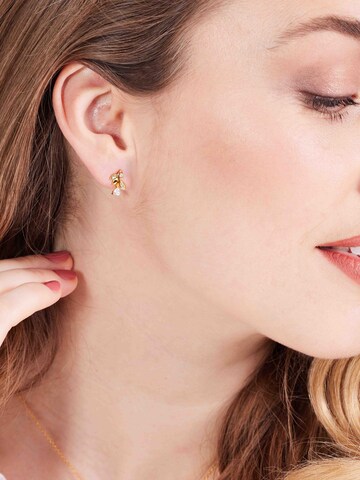 Lucardi Earrings in Gold