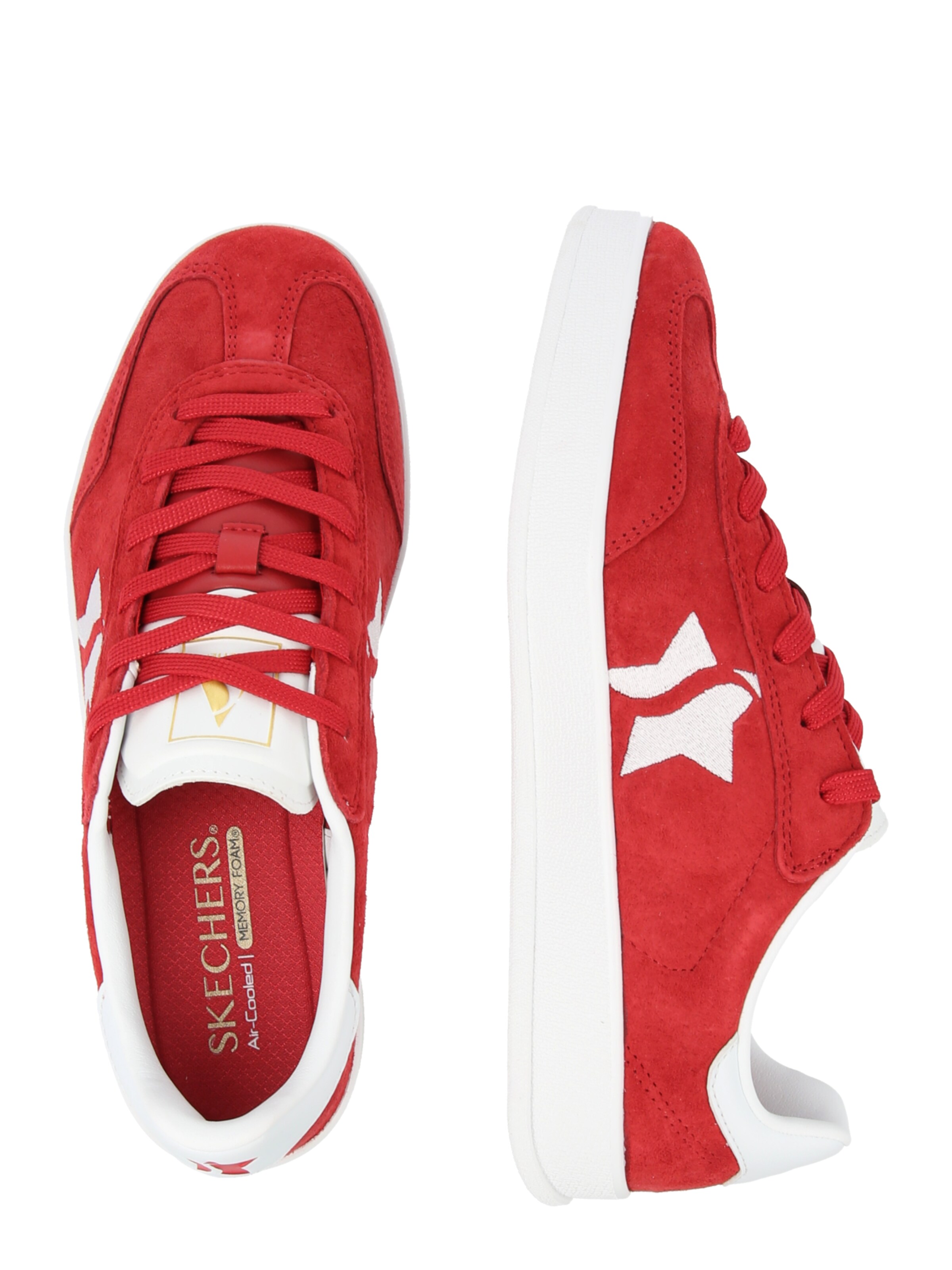 SKECHERS Tenisky 'ACADEMY-COURT CHARM' – červená