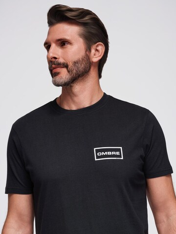 Ombre Shirt in Black