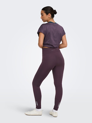 Skinny Pantaloni sportivi 'ONPMila-2' di ONLY PLAY in lilla