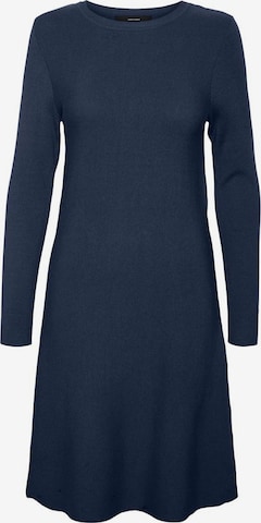 VERO MODA Gebreide jurk in Blauw: voorkant